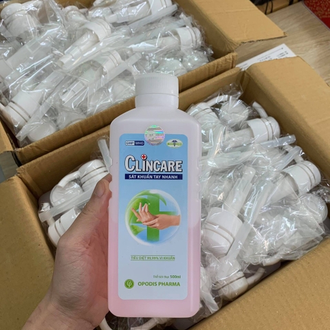 Nước Rửa Tay Khô Clincare (Rửa tay nhanh chuyên dùng trong y tế)