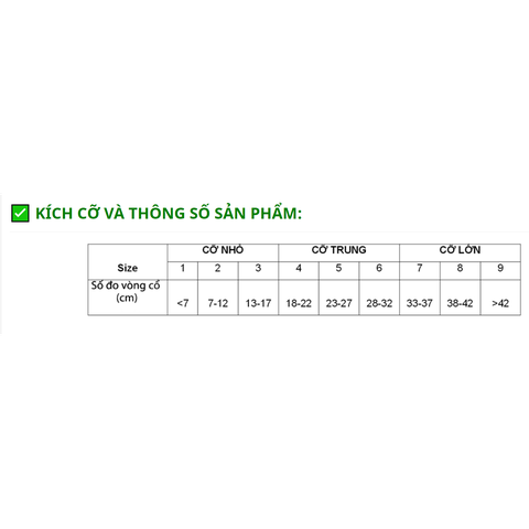 Đai Nẹp Cổ Mềm Gia Hưng Vina