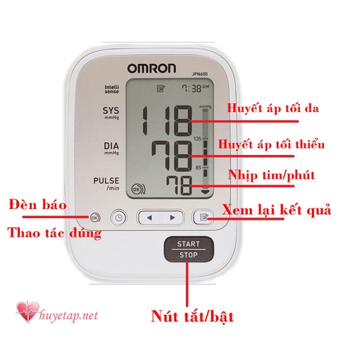 ĐỌC KẾT QUẢ TRÊN MÁY ĐO HUYẾT ÁP OMRON ĐƠN GIẢN VÀ CHÍNH XÁC