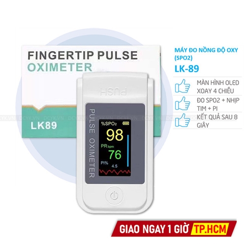 Máy Đo Nồng Độ Oxy (SPO2) LK-89 (LK89)