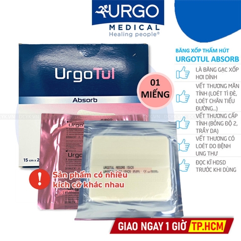 Băng Xốp Thấm Hút Urgo URGOTUL ABSORB