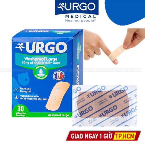 Băng Keo Cá Nhân Ít Thấm Nước Urgo WASHPROOF