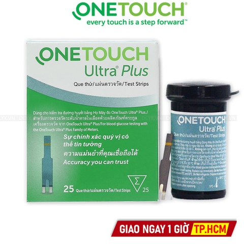 Que Thử Đường Huyết Onetouch Ultra Plus