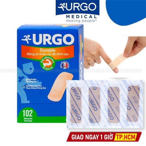 Băng Keo Cá Nhân Độ Dính Cao Urgo DURABLE