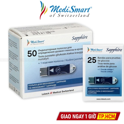 Que Thử Đường Huyết Medismart Sapphire