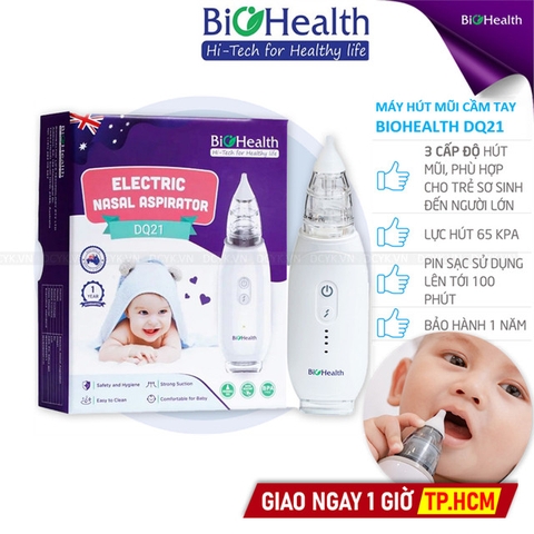 Máy Hút Mũi Cầm Tay BIOHEALTH DQ21 (Úc)