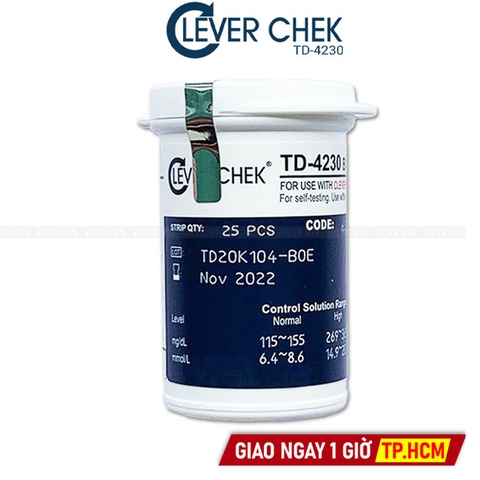 Que Thử Đường Huyết Clever Chek TD-4230 (Dùng được cho TD-4125)