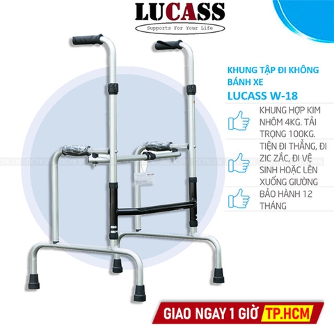 Khung Tập Đi Không Bánh Xe Lucass W-18 New (W18 New)