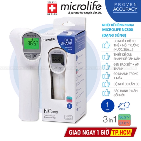Nhiệt Kế Hồng Ngoại Microlife NC300