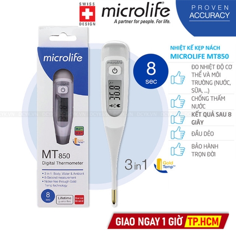 Nhiệt Kế Điện Tử Dạng Bút Microlife MT850 (MT 850)
