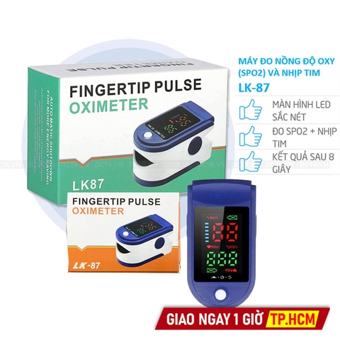 Máy Đo Nồng Độ Oxy (SPO2) Model LK-87 (LK87)