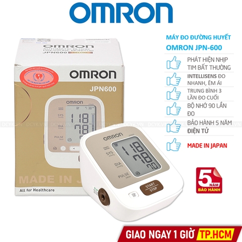 Máy Đo Huyết Áp Bắp Tay Omron JPN600 (JPN-600)