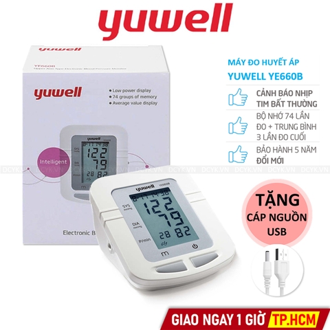 Máy Đo Huyết Áp Bắp Tay Yuwell YE-660B (YE660B)