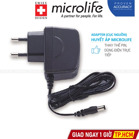Bộ Đổi Điện Huyết Áp (Adapter, Cục Nguồn) Microlife