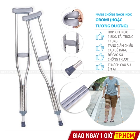 Nạng Chống Nách Inox GBM