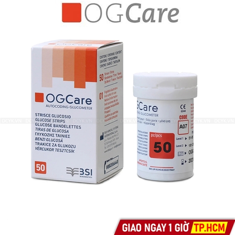 Que Thử Đường Huyết Ogcare (Ý - Italia)