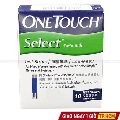 Que Thử Đường Huyết OneTouch Select