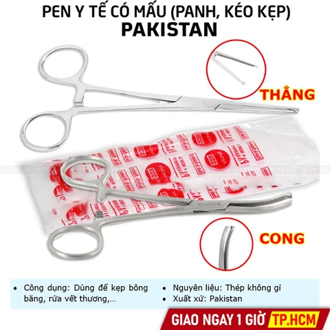 Pen Y Tế Có Mấu (Panh, Kéo Kẹp) Pakistan