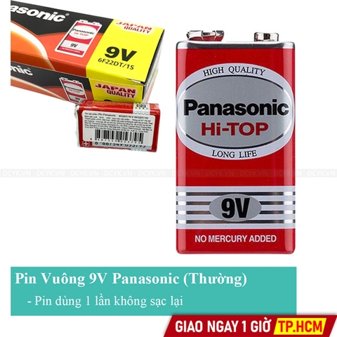 Pin Vuông 9V Panasonic (Thường)