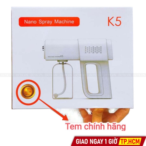 Máy Phun Sương Nano Khử Khuẩn Cầm Tay K5 Atomizer
