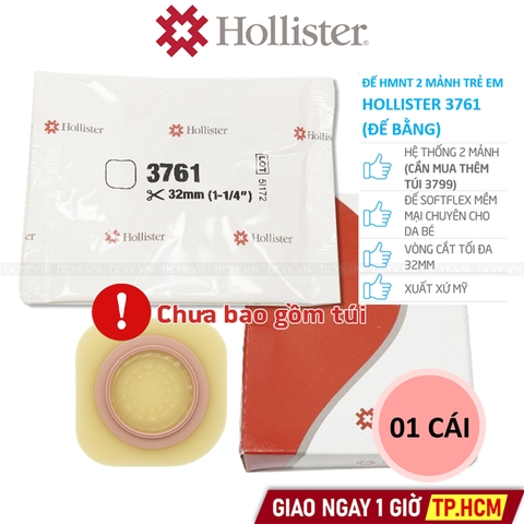 Đế Hậu Môn Nhân Tạo 2 Mảnh Trẻ Em Hollister 3761 (Đế Bằng)