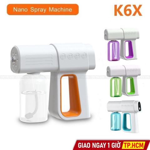 Máy Phun Sương Nano Khử Khuẩn Cầm Tay K6X Atomizer