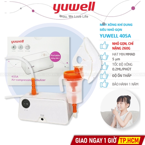 Máy Xông Khí Dung Mũi Họng Yuwell 405A