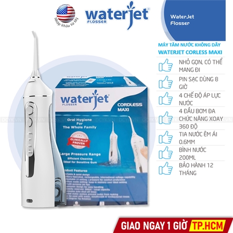 Máy Tăm Nước Du Lịch Không Dây Waterjet Cordless MAXI