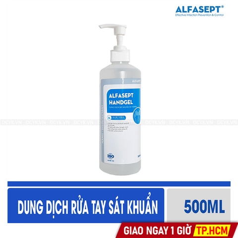 Gel Rửa Tay Khô Alfasept Handrub (Chai Vòi)