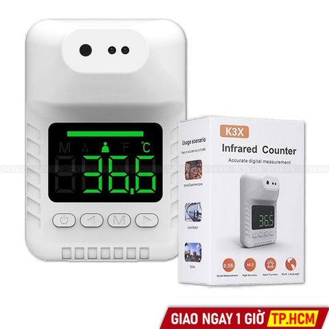 Nhiệt Kế Hồng Ngoại Gắn Tường K3X