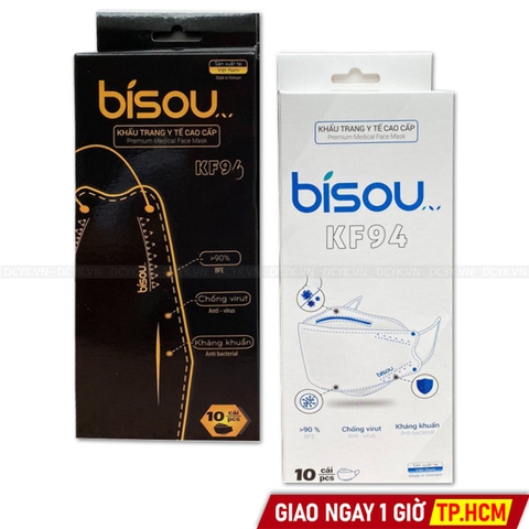 Khẩu Trang 4D Bísou (Bisou) (Hộp 10 Cái)