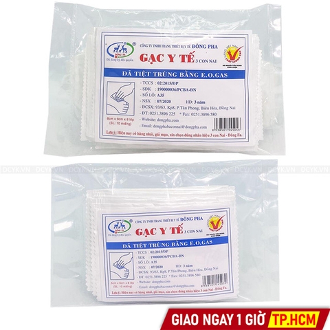 Gạc Y Tế Đông Pha (Tiệt Trùng Từng Cái)