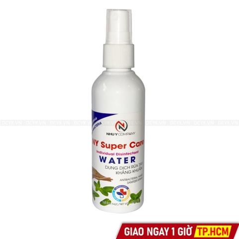 Nước Rửa Tay Khô Kháng Khuẩn NY Supper Care (Chai Xịt 100ml)