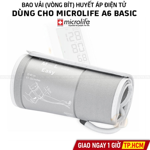 [PHỤ KIỆN] Túi Hơi Định Khuôn Máy Đo Huyết Áp (Bao Vải, Vòng Bít) Microlife BP A6 Basic