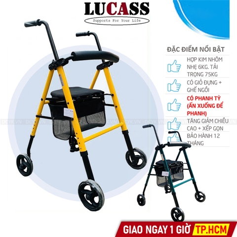 Xe Tập Đi Có Ghế Ngồi, Giỏ Đựng Lucass W-67 (W67)