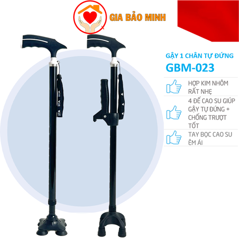 Gậy 1 Chân Thẳng (Batoong) Tự Đứng GBM-023