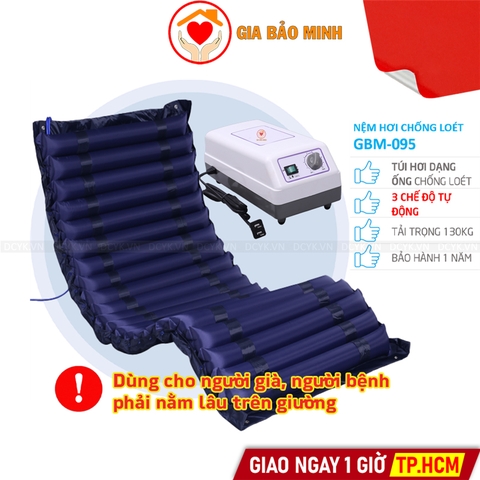 Nệm Hơi Chống Loét Ống Hơi Ngang GBM-095