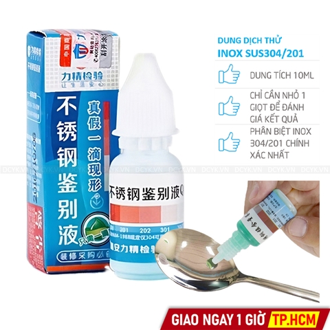 Dung Dịch Thử Inox SUS304 / SUS201