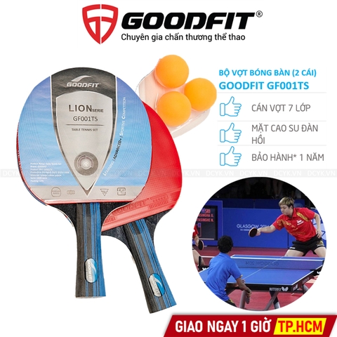 Bộ 2 Vợt Bóng Bàn GoodFit GF001TS