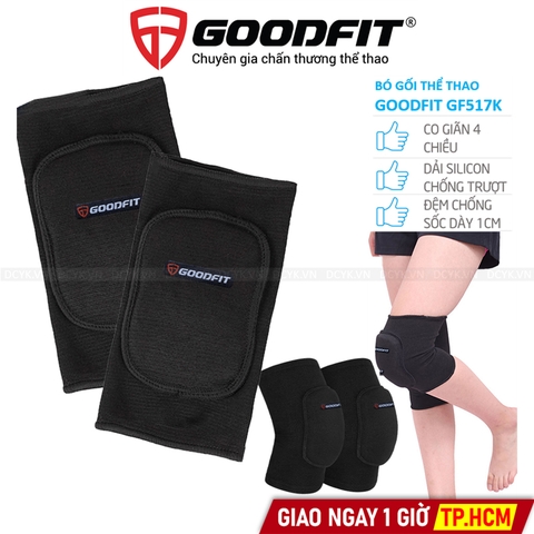 Bó Gối Thể Thao Co Giãn 4 Chiều GoodFit GF517K