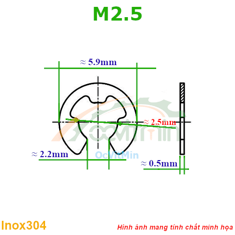 Phe Gài Chữ E M2.5 - Phe Gai Chu E