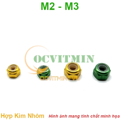 Tán Keo M2 M3 Hợp Kim Nhôm Đai Ốc Màu Mè