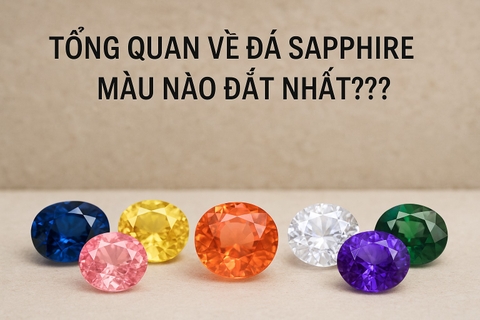 Giá Trị Đá Sapphire Theo Màu Sắc: Hướng Dẫn Mua Chuẩn & Phân Biệt Thật Giả