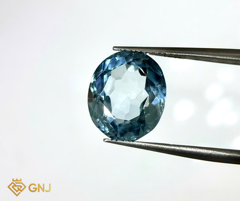 Đá Topaz Xanh Tự Nhiên 8.55ct - GNJ