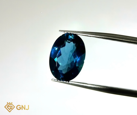 Đá Topaz Xanh Tự Nhiên 7.25ct - GNJ