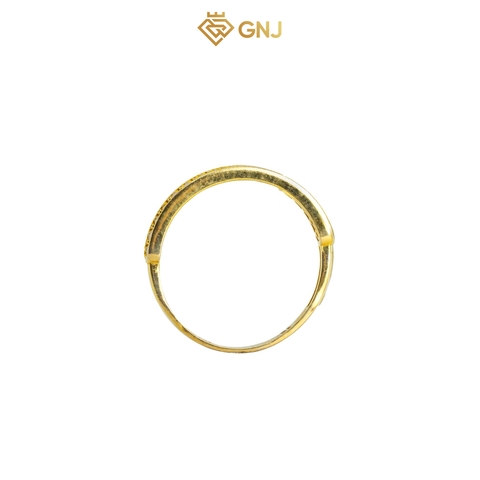 Nhẫn nữ vàng 10k đính full đá trắng