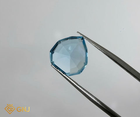 Đá Topaz Xanh Tự Nhiên 8.45ct - GNJ