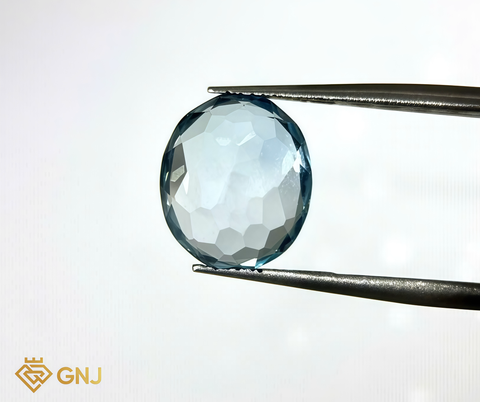Đá Topaz Xanh Tự Nhiên 8.55ct - GNJ