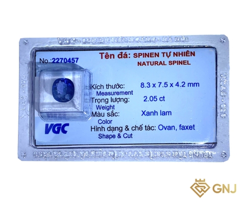Đá Spinel Cobalt Bãi Bưởi Lục Yên - GNJ