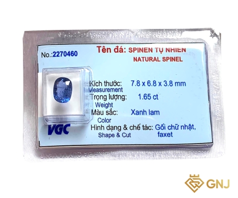 Viên Đá Spinel Xanh Phát Lộc - GNJ